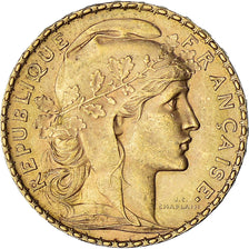 Münze, Frankreich, Marianne, 20 Francs, 1906, Paris, VZ, Gold, KM:847