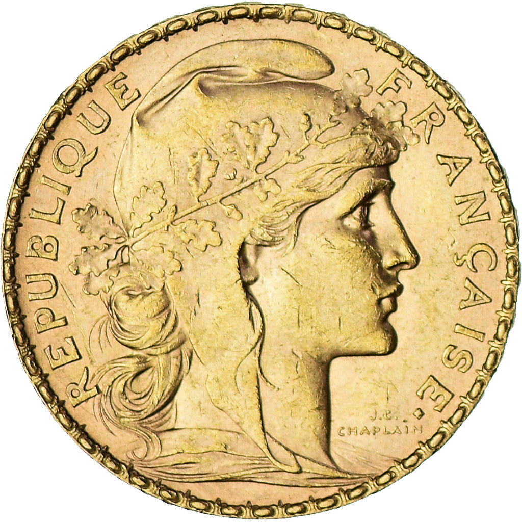 Monnaie, France, Marianne, 20 Francs, 1907, Paris, SUP, Or, Gadoury:1064a