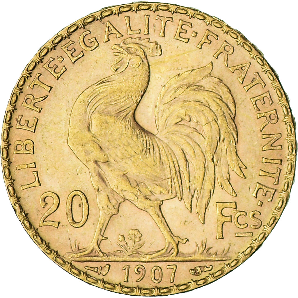 Monnaie, France, Marianne, 20 Francs, 1907, Paris, SUP, Or, Gadoury:1064a