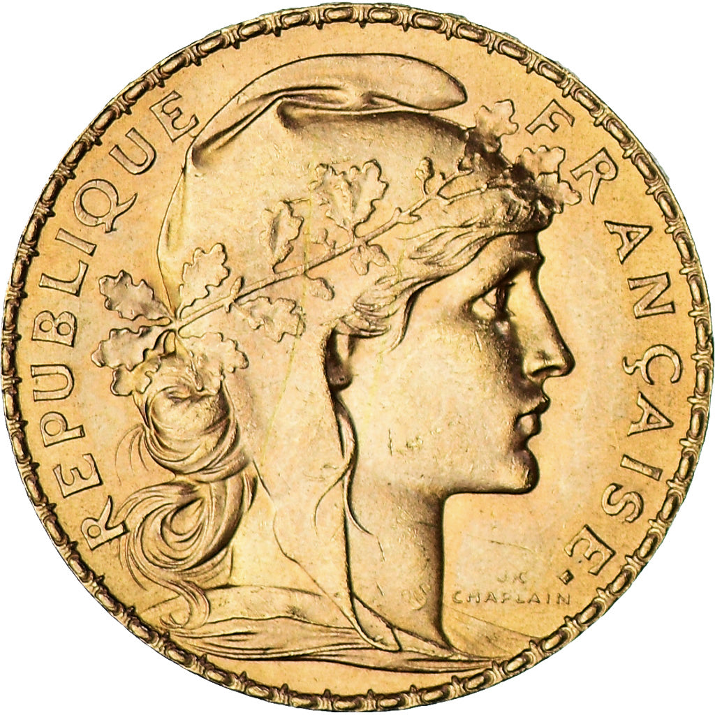Monnaie, France, Marianne, 20 Francs, 1914, Paris, SUP+, Or, Gadoury:1064a