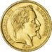Münze, Frankreich, Napoleon III, 20 Francs, 1865, Strasbourg, SS+, Gold