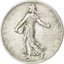 Francia, Semeuse, 2 Francs, 1914, Castelsarrasin, BB, Argento, KM:845.2, Gado...