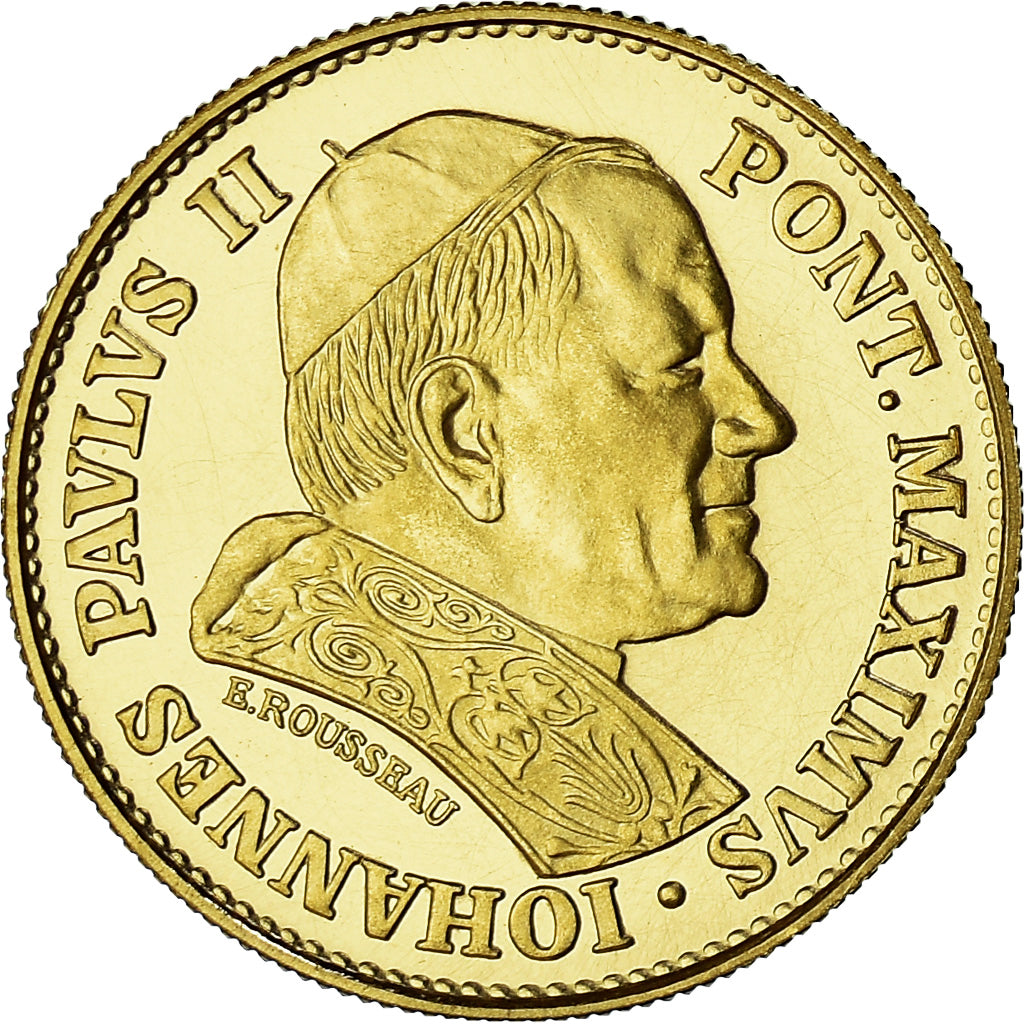 France, Medal, Jean-Paul II à Lisieux, Module de 20 Francs, Religions &