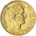Moneta, Francia, Charles X, 40 Francs, 1830, Paris, MB+, Oro, KM:721.1