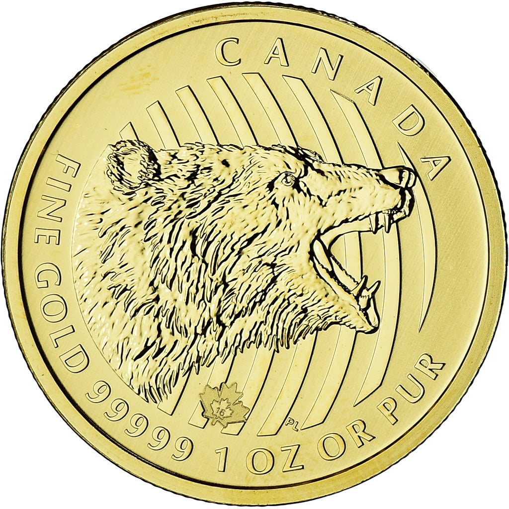 Coin, Canada, 200 Dollars, 2016, Royal Canadian Mint, 1 Oz, MS(65-70), Gold