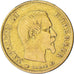 Moneta, Francja, Napoleon III, 10 Francs, 1857, Paris, VF(30-35), Złoto