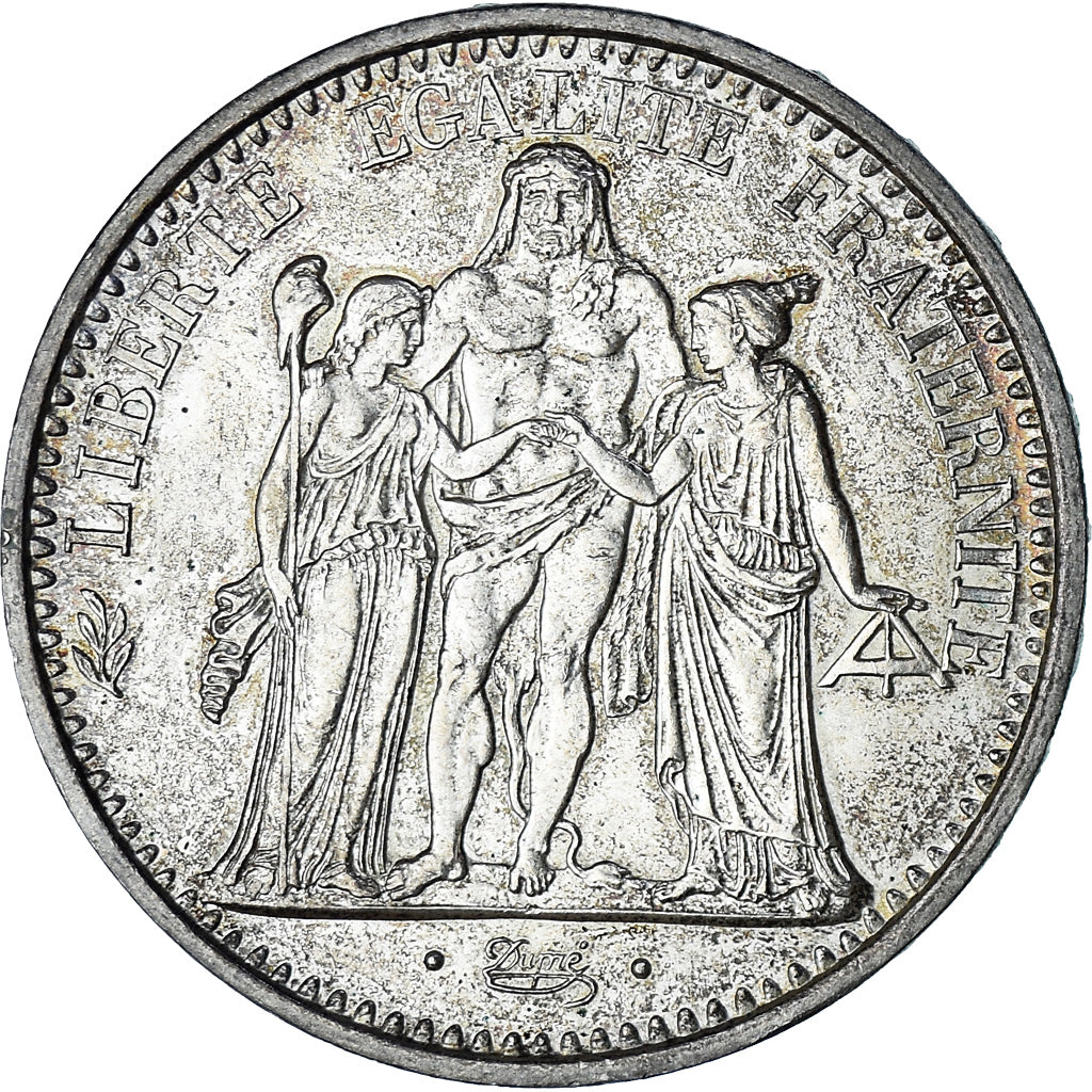 Coin, France, Hercule, 10 Francs, 1971, Paris, MS(60-62), Silver, KM:932