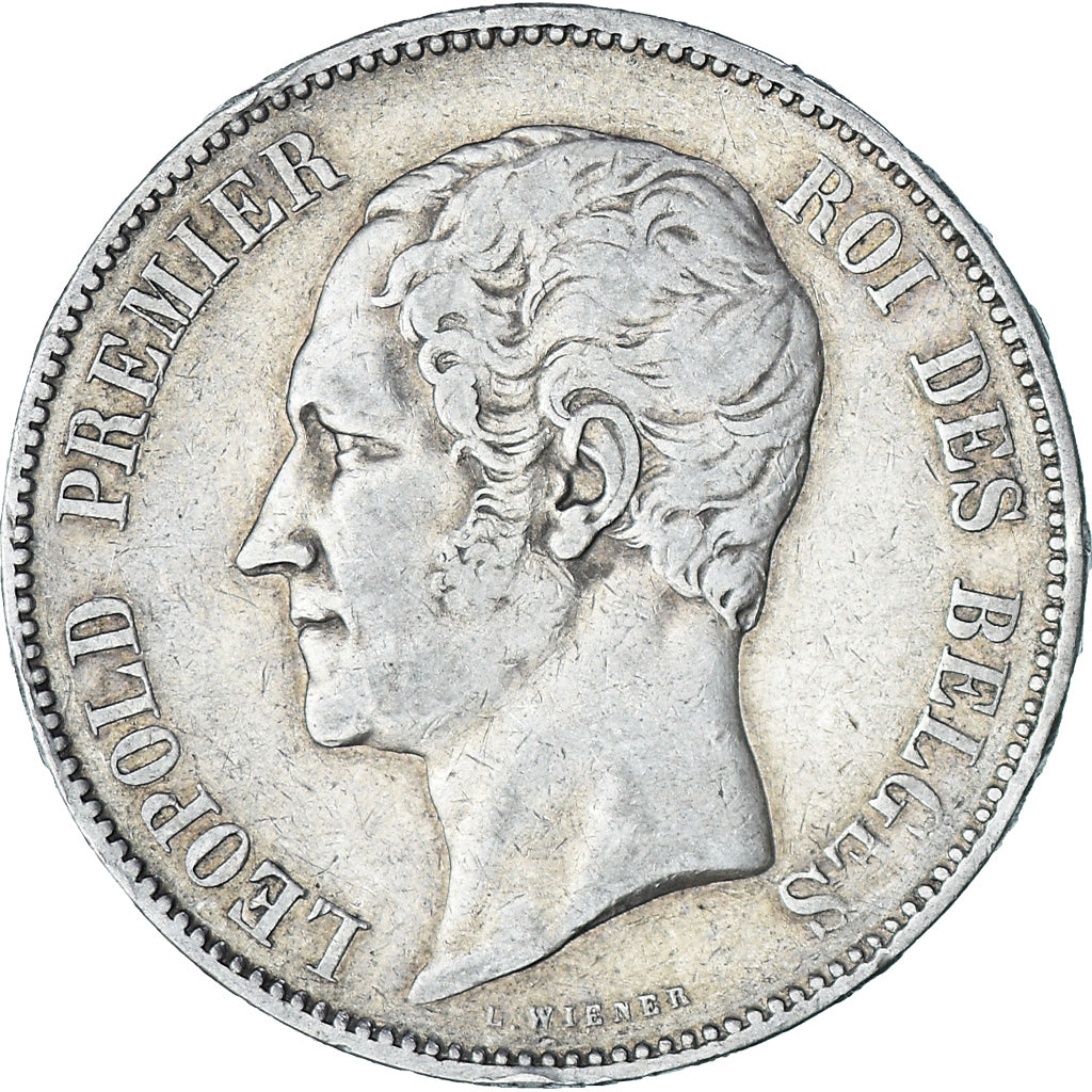 Monnaie, Belgique, Leopold I, 5 Francs, 5 Frank, 1853, TTB, Argent, KM:17