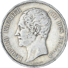 Monnaie, Belgique, Leopold I, 5 Francs, 5 Frank, 1853, TTB, Argent, KM:17