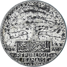 Coin, Lebanon, 50 Piastres, 1929, Paris, VF(20-25), Silver, KM:8, Lecompte:41