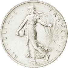 FRANCE, Semeuse, 2 Francs, 1920, Paris, KM #845.1, AU(55-58), Silver, 27,...
