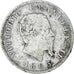 Coin, Italy, Vittorio Emanuele II, Lira, 1863, Milan, VF(20-25), Silver, KM:5a.1