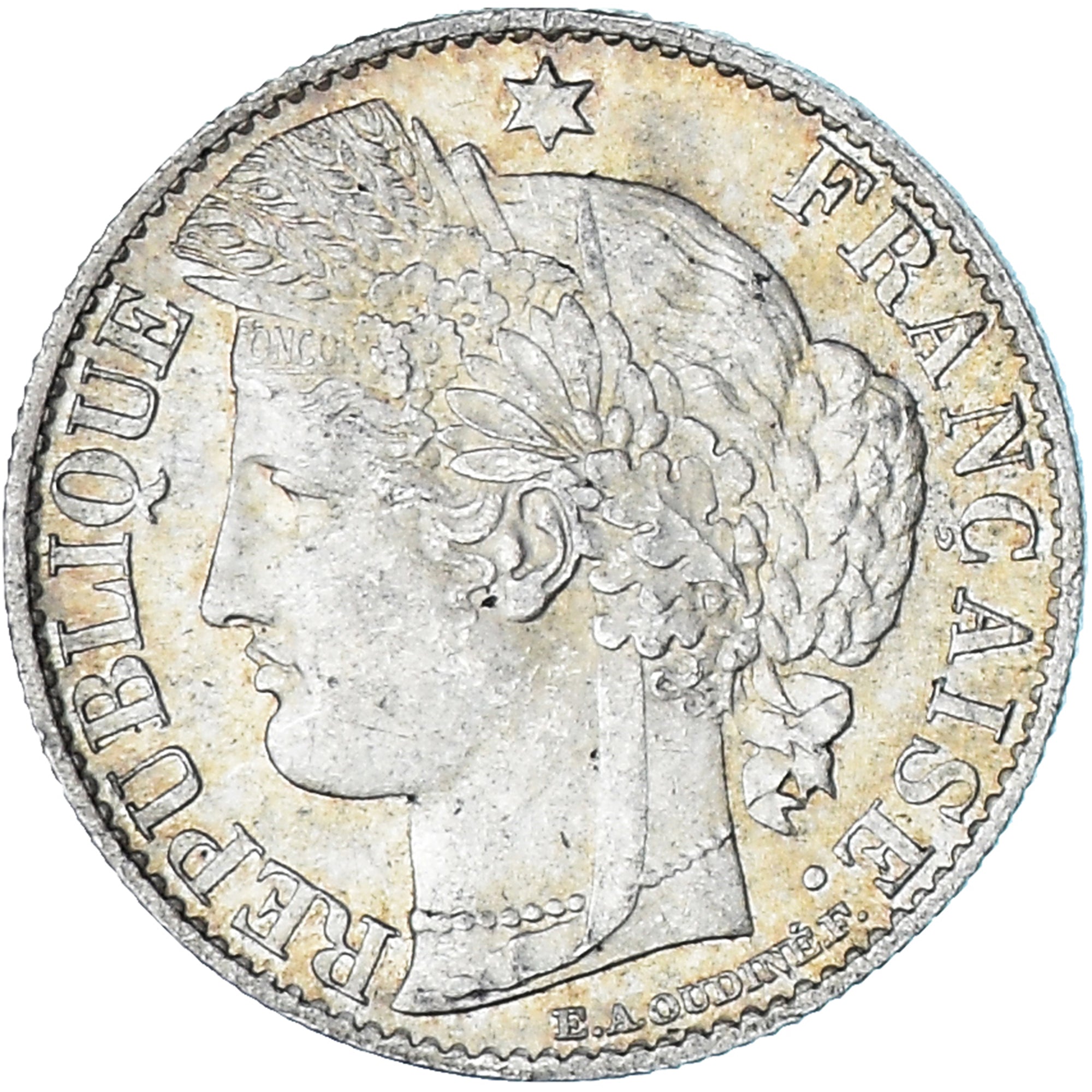 Münze, Frankreich, Cérès, 50 Centimes, 1895, Paris, VZ, Silber, KM:834.1