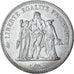 Moneda, Francia, Hercule, 50 Francs, 1974, Hybrid issue, MBC+, Plata, KM:941.2