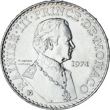 Coin, Monaco, Rainier III, 50 Francs, 1974, MS(60-62), Silver, KM:152.1