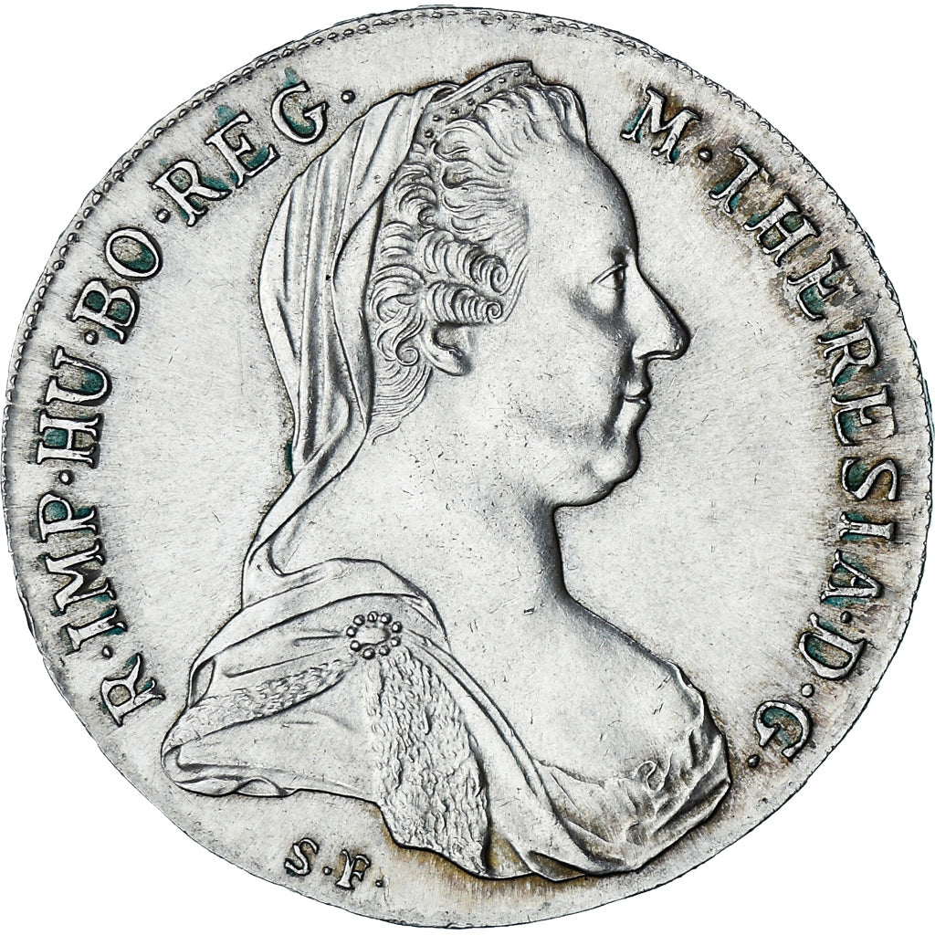 Coin, Austria, Joseph II, Thaler, 1780, Restrike, MS(63), Silver, KM:T1
