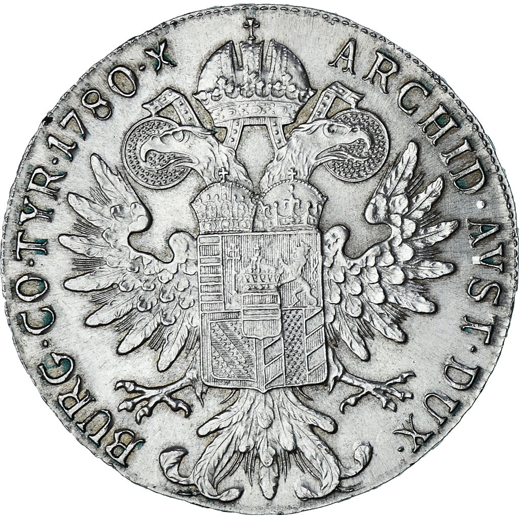 Coin, Austria, Joseph II, Thaler, 1780, Restrike, MS(63), Silver, KM:T1