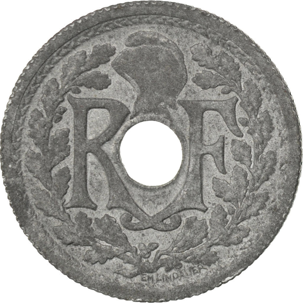 FRANCE, Lindauer, 10 Centimes, 1945, Castelsarrasin, KM #906.3, EF(40-45),...