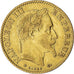 Moneta, Francia, Napoleon III, 10 Francs, 1868, Strasbourg, BB, Oro, KM:800.2