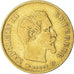 Munten, Frankrijk, Napoleon III, 10 Francs, 1857, Paris, FR+, Goud, KM:784.3