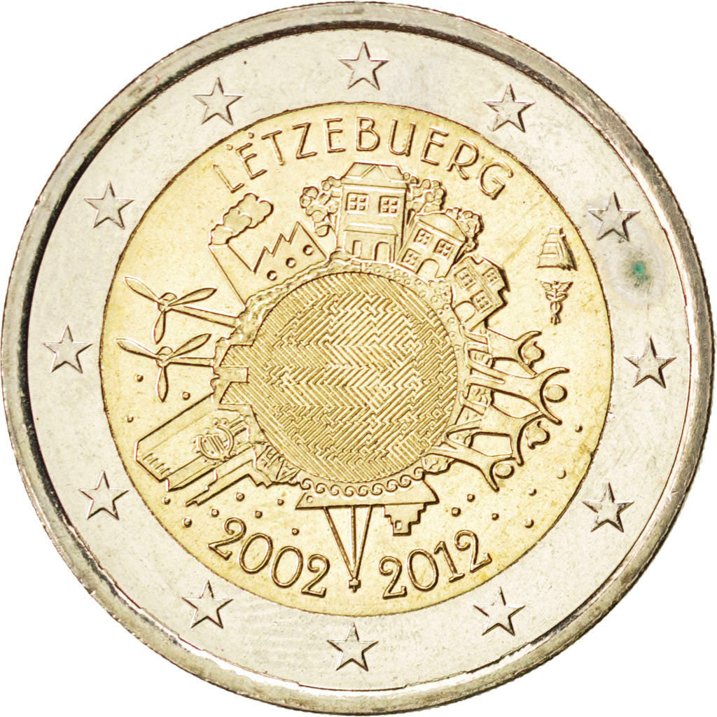 Luxembourg, 2 Euro, 2012, MS(63)