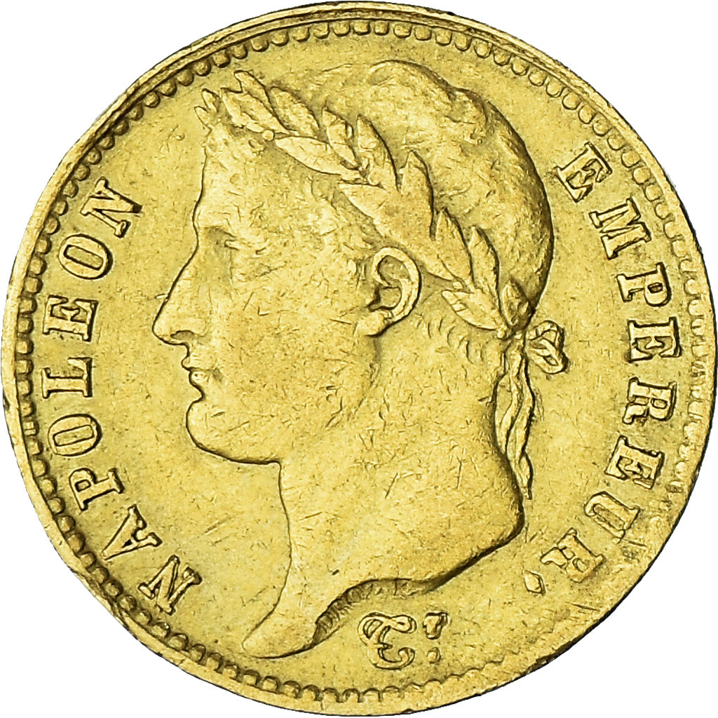 Moeda, França, Napoléon I, 20 Francs, 1811, Lille, EF(40-45), Dourado