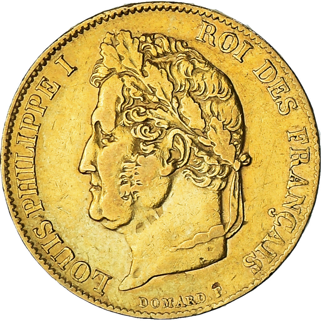 Munten, Frankrijk, Louis-Philippe, 20 Francs, 1839, Paris, FR+, Goud, KM:750.1