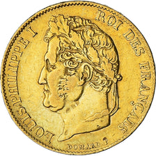 Munten, Frankrijk, Louis-Philippe, 20 Francs, 1839, Paris, FR+, Goud, KM:750.1