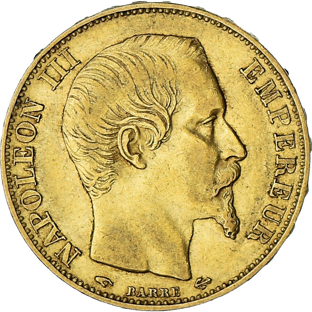 Münze, Frankreich, Napoléon III, 20 Francs, 1860/50, Paris, SS, Gold