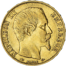 Münze, Frankreich, Napoléon III, 20 Francs, 1860/50, Paris, SS, Gold