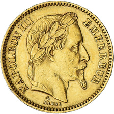 Münze, Frankreich, Napoléon III, 20 Francs, 1864, Paris, SS+, Gold, KM:801.1
