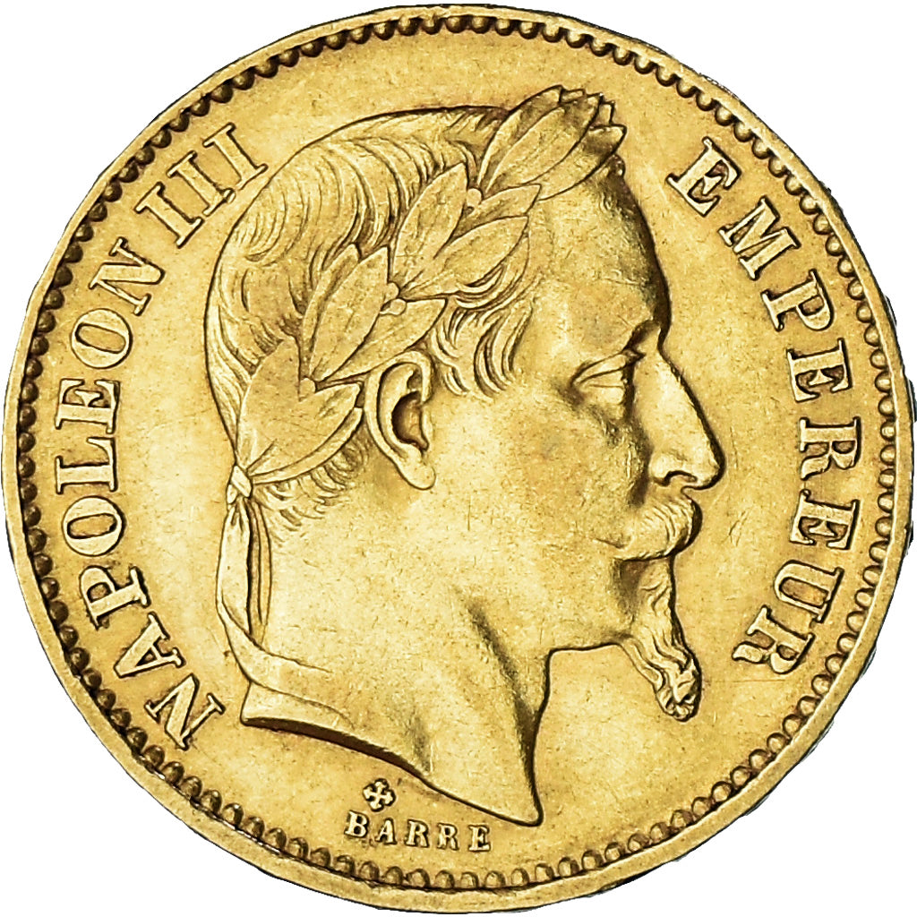 Monnaie, France, Napoleon III, 20 Francs, 1866, Strasbourg, TTB+, Or