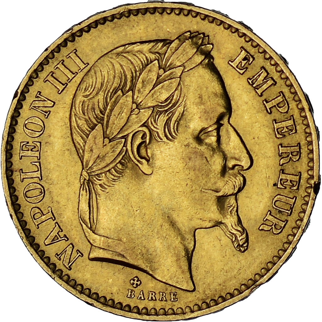 Monnaie, France, Napoleon III, 20 Francs, 1867, Strasbourg, SUP, Or