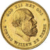 Coin, Netherlands, William III, 10 Gulden, 1875, MS(60-62), Gold, KM:105