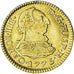Münze, Spanien, Charles III, 1/2 Escudo, 1775, Madrid, SS+, Gold, KM:415.1