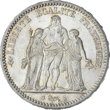 Coin, France, Hercule, 5 Francs, 1873, Paris, MS(63), Silver, KM:820.1