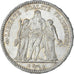 Coin, France, Hercule, 5 Francs, 1873, Paris, MS(63), Silver, KM:820.1