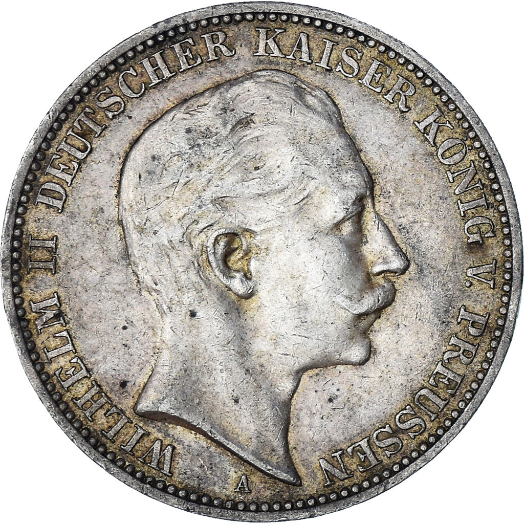Monnaie, Etats allemands, PRUSSIA, Wilhelm II, 3 Mark, 1910, Berlin, TTB+