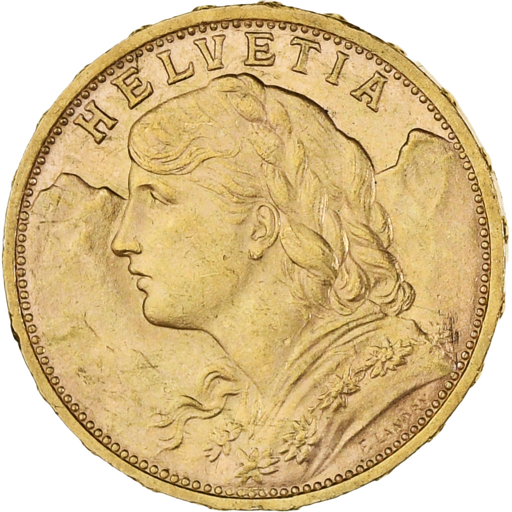 Moneta, Svizzera, 20 Francs, 1930, Berne, SPL, Oro, KM:35.1