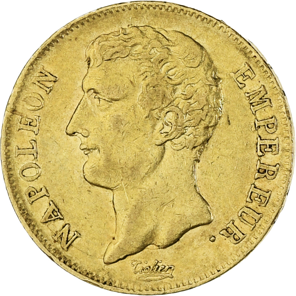 Munten, Frankrijk, Napoleon I, 20 Francs, An 12, Paris, ZF+, Goud, KM:661