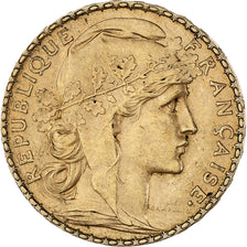Coin, France, Marianne, 20 Francs, 1900, Paris, AU(50-53), Gold, KM:847