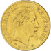 Moneda, Francia, Napoleon III, 10 Francs, 1864, Paris, BC+, Oro, KM:800.1