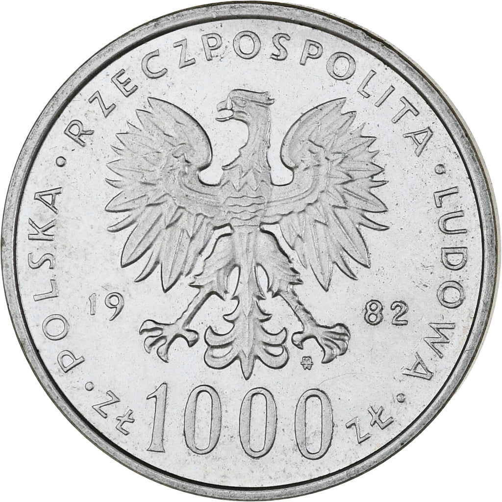 Monnaie, Pologne, 1000 Zlotych, 1982, Warsaw, SUP+, Argent, KM:144