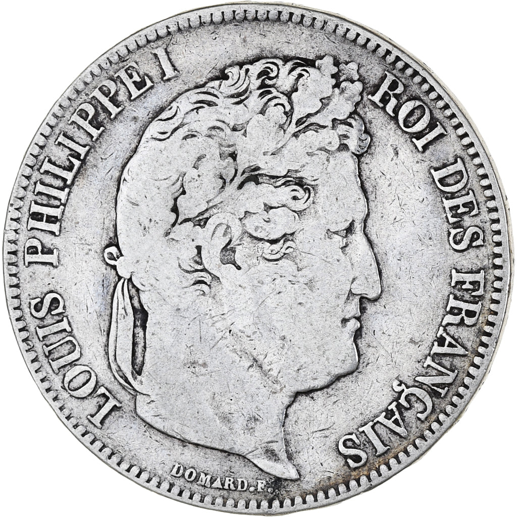 Coin, France, Louis-Philippe, 5 Francs, 1834, Perpignan, VF(20-25), Silver