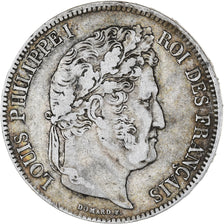 Monnaie, France, Louis-Philippe, 5 Francs, 1838, Marseille, TB+, Argent