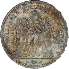Monnaie, France, Hercule, 5 Francs, 1873, Bordeaux, SUP, Argent, Gadoury:745a