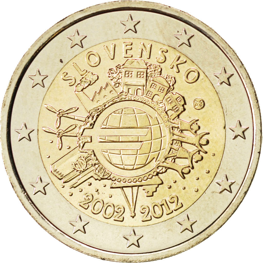 Slovakia, 2 Euro, 2012, MS(63)