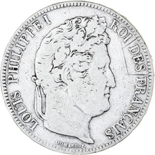Coin, France, Louis-Philippe, 5 Francs, 1832, Paris, VF(20-25), Silver