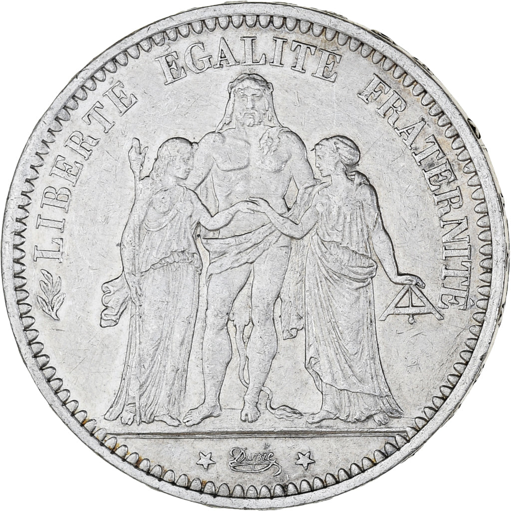 Coin, France, Hercule, 5 Francs, 1873, Paris, AU(50-53), Silver, KM:820.1