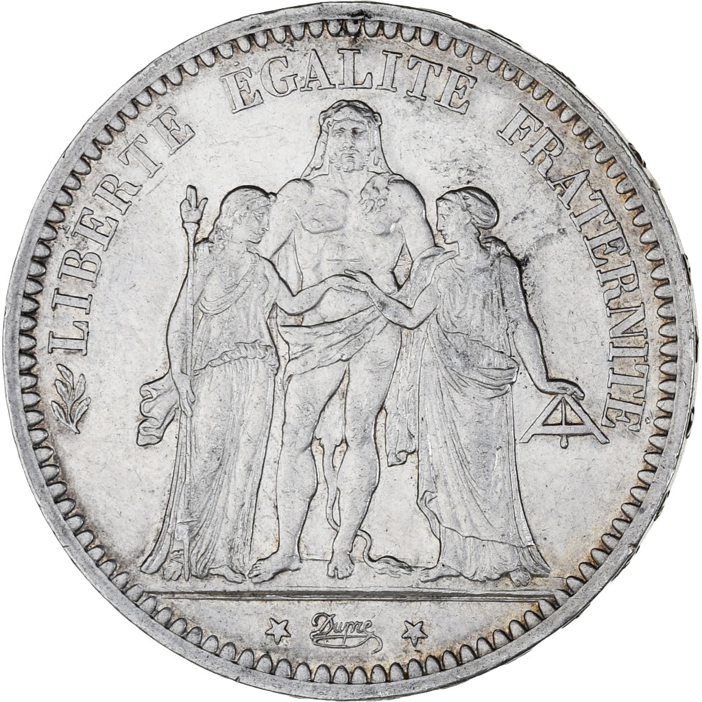 Coin, France, Hercule, 5 Francs, 1873, Paris, AU(55-58), Silver, KM:820.1